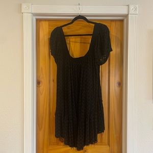 Free people black dress, short